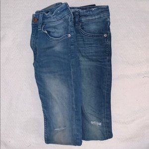 BUY 1GET 1FREE distressed denim